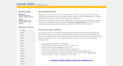 Desktop Screenshot of levnemore.cz